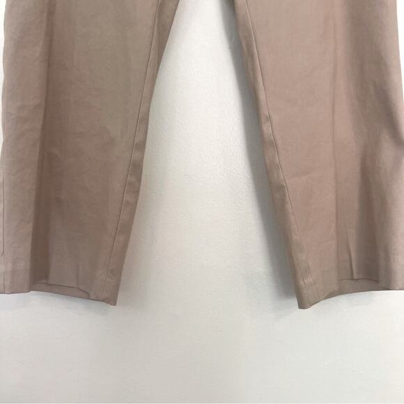 J.Jill Stretch Linen Blend High Rise Straight Leg Minimalist Cropped Pants SZ 6 - Picture 12 of 12